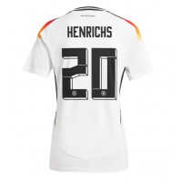 Camisa de Futebol Alemanha Benjamin Henrichs #20 Equipamento Principal Europeu 2024 Manga Curta